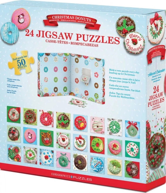 Advent Calendar Puzzles: Christmas Donuts