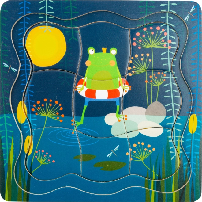 Layered Puzzle Frog Prince