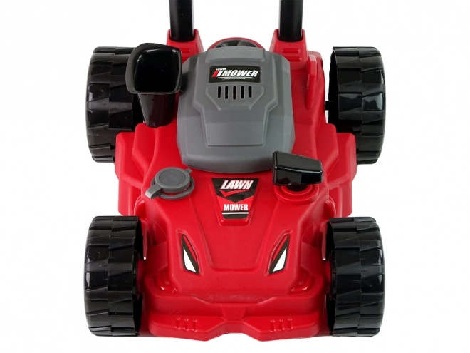 Children's Red Toy Lawn Mower with Sound