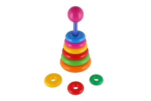 Rainbow Ring Stacking Pyramid Toy