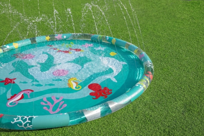 Inflatable Children's Splash Pad with Fountain