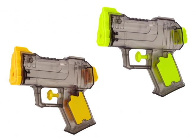 Small Transparent Water Pistol Yellow Orange