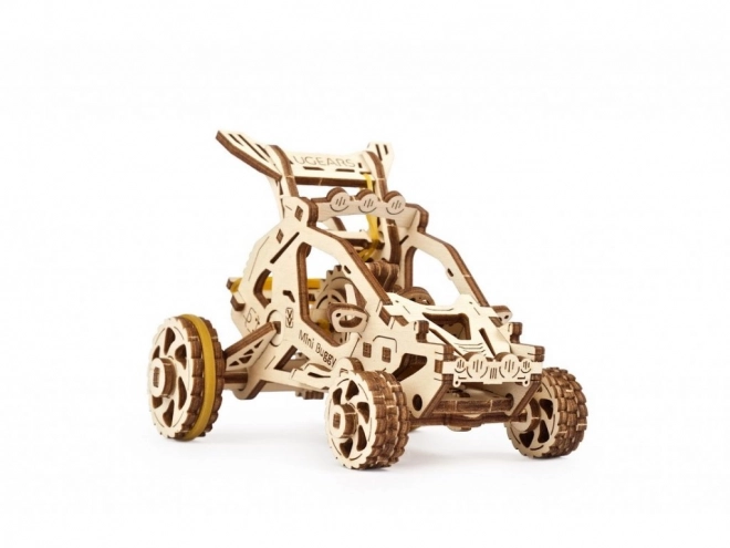 Ugears 3D Wooden Mechanical Puzzle Mini Buggy