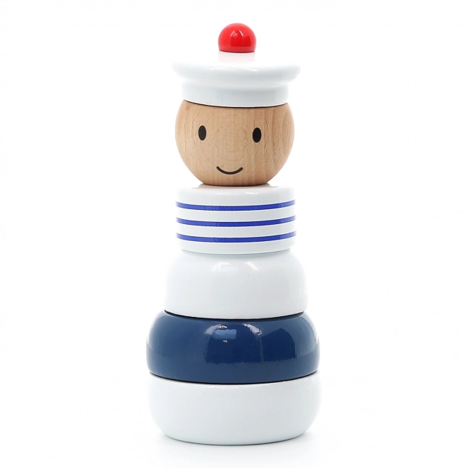 Vilac Wooden Stacking Sailor Tower