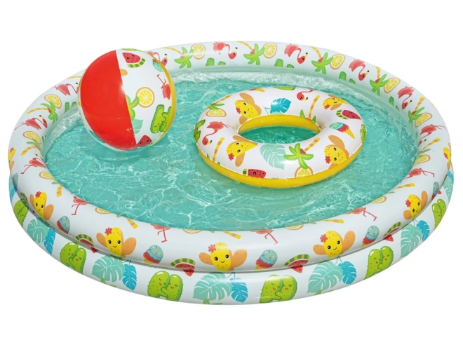 Inflatable Pool Set with Ball and Ring by Bestway