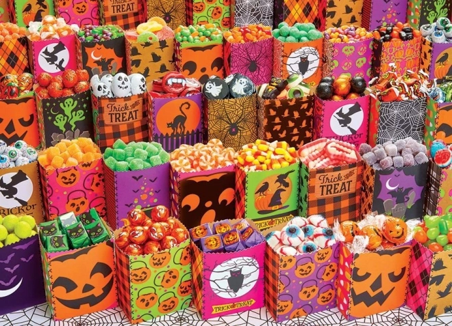 Cobble Hill Halloween Candy Puzzle 500 Pieces