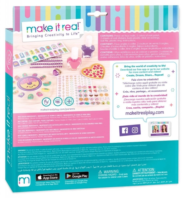 Make It Real Nail Polish Set with Decorations