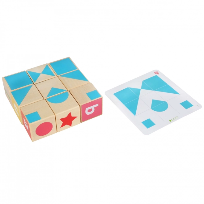 Lucy & Leo Wooden Educational Blocks - English Alphabet Set