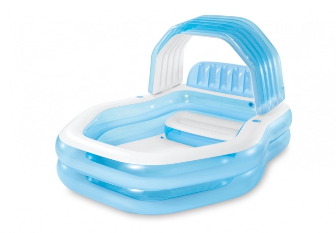 Family Inflatable Pool with Canopy