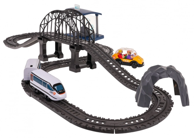 Train Station Set and Accessories 76 Pieces