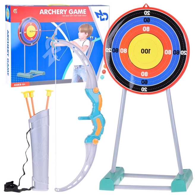 Kids Archery Set with Bow, Target, and Quiver