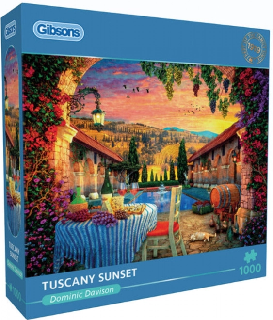 Sunset in Tuscany Puzzle 1000 Pieces