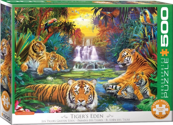 Eurographics Puzzle Tiger Paradise XL