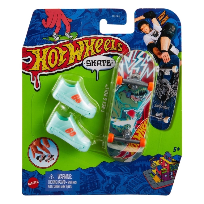 Fingerboard with Removable Skate Shoes by Hot Wheels