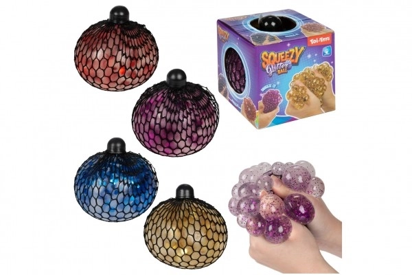 Stress Relief Glitter Squeeze Ball