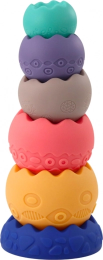 Mehak silikon z teksturami za senzorično stimulacijo