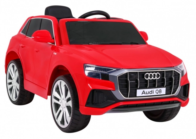 Audi Q8 na akumulátor pre deti červený s ovládačom