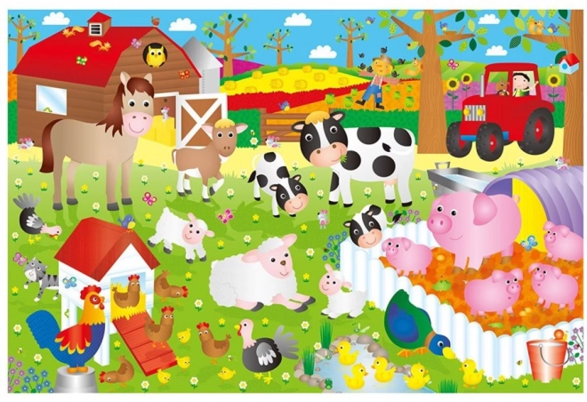 Giant Floor Puzzle Farm 30 Pieces