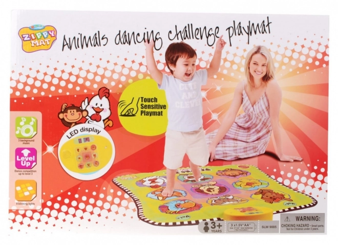 Animals Dancing Challenge Twister Mat Game