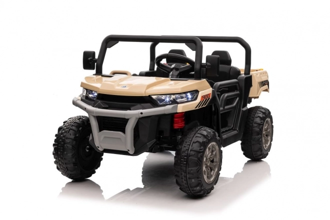 Battery Powered 4x4 Ride-On Car Gold