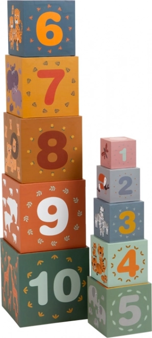 Learning numbers 1–10 and animals through play