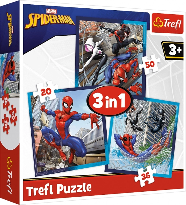 Spider-Man Spider Friends 3-in-1 Puzzle Set