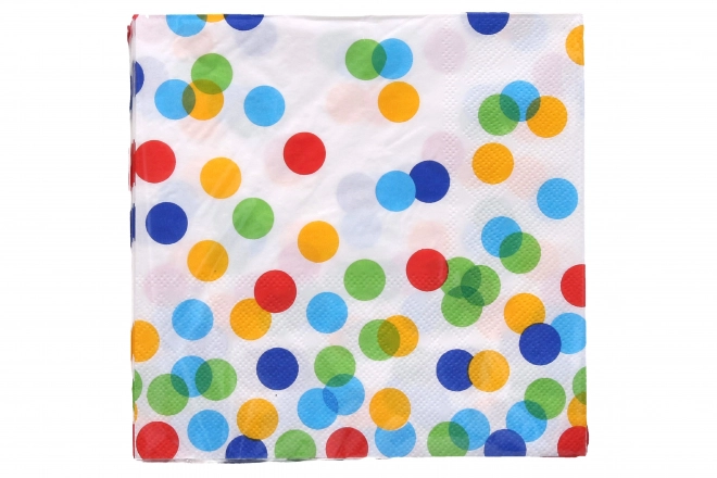 Party Napkins with Polka Dots