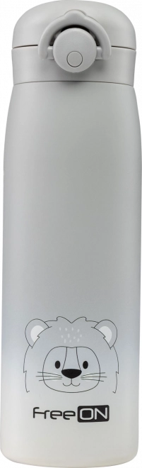 Stainless Steel Thermos 480 ml with Lion Design