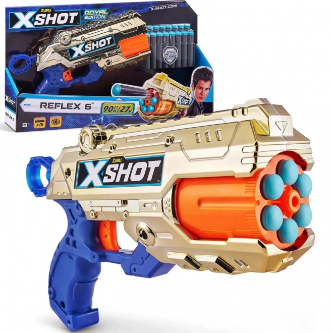 Zuru X-shot Reflex 6 Gold Toy Blaster