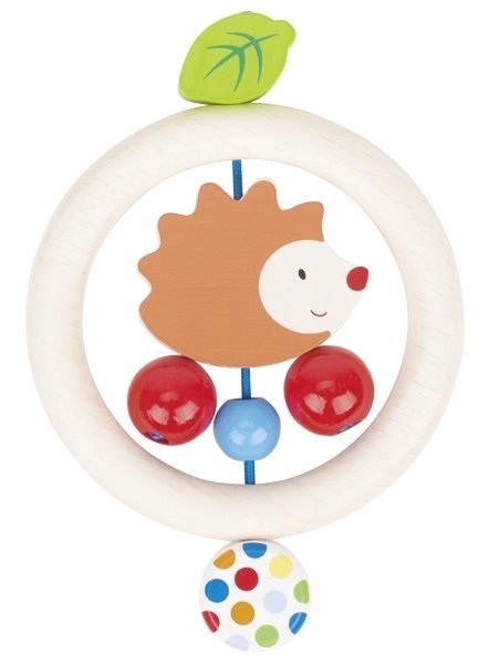 Wooden Tactile Rattle Hedgehog