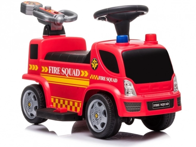 Kids Fire Truck Ride-On Vehicle with Bubble Cannon