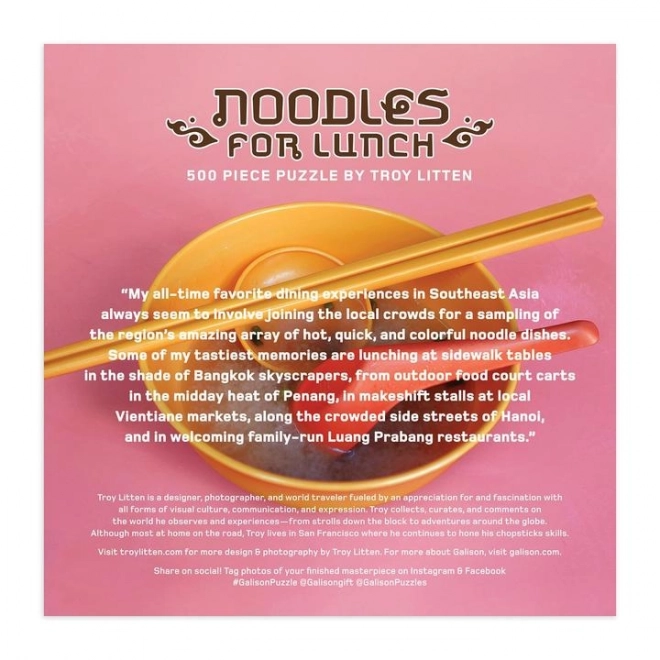 Noodle Variations Puzzle 500 Pieces