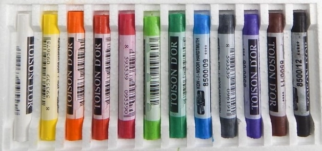 Koh-I-Noor Artist Soft Pastel Chalk Set 12 Colors