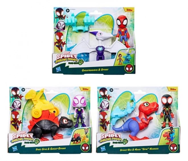 Spider-Man and Friends Dinosaur Action Figure Set