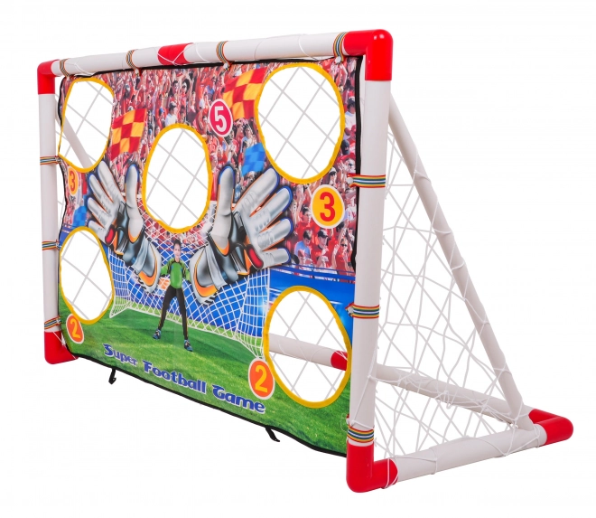 Mega futballkapu céltáblával