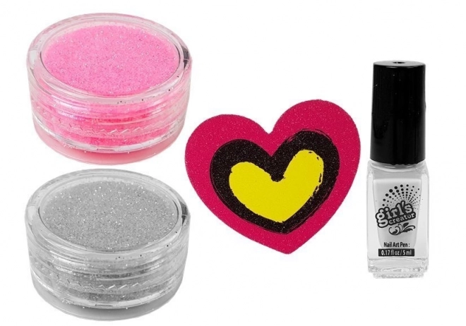 Glitter Nail Painting Set for Girls