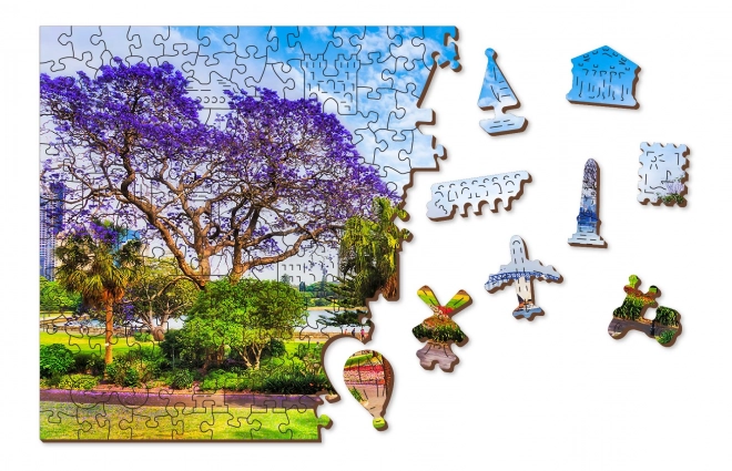 Wooden Puzzle Spring in Sydney 2-in-1