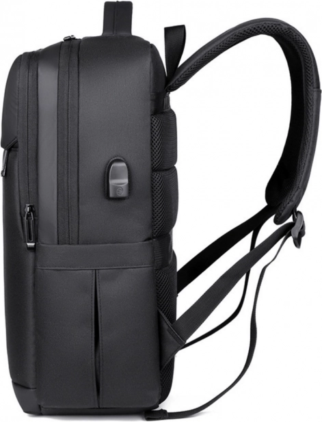 Zaino urbano con USB, tasca per notebook e elementi riflettenti 16L 45cm