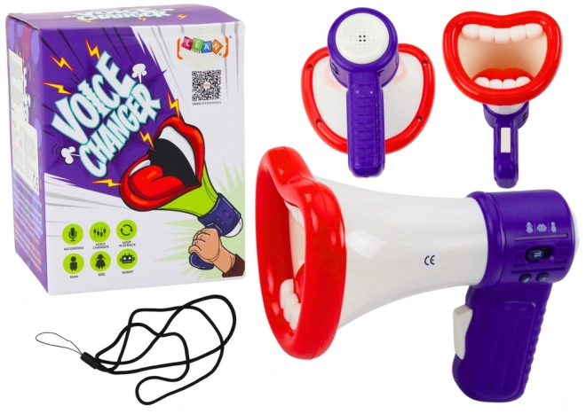 Lustiger Megafon Sprachwechsler