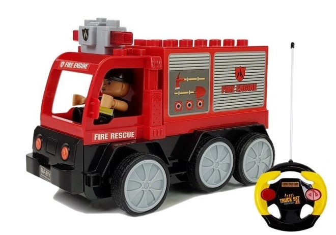 Remote-Controlled Fire Truck Toy