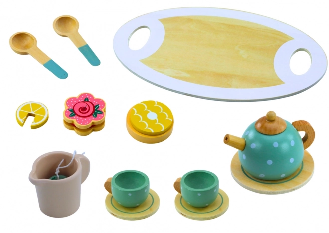 Wooden Tea and Coffee Set for Kids