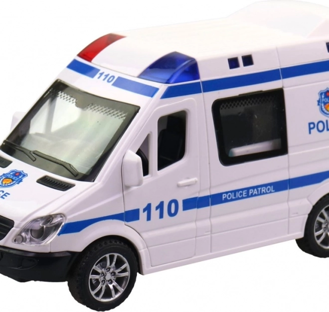 Auto hitna pomoć sa svjetlima i zvukom, 14 cm