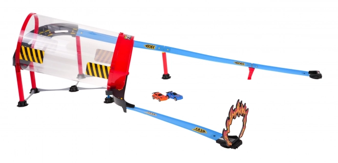 Extreme Racing Track with Barrel for Kids 3+