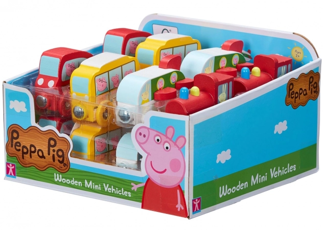 Wooden Mini Vehicle - Peppa Pig