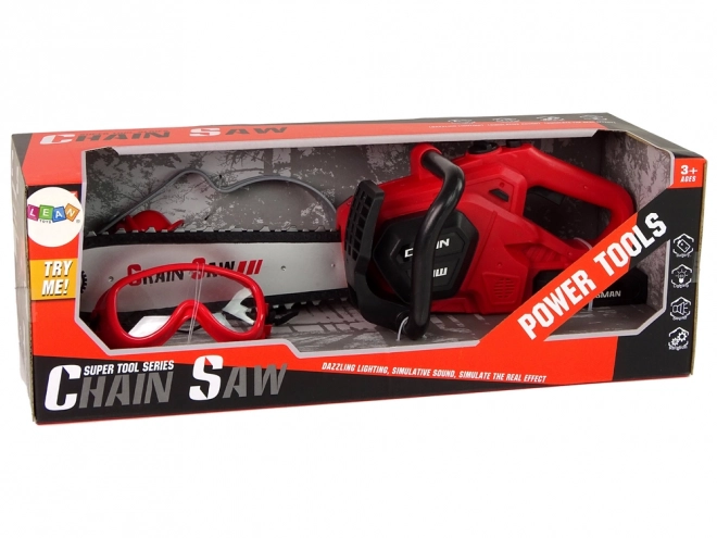 Battery Operated Toy Chainsaw with Accessories