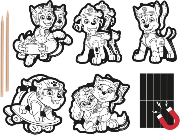 Set creativo per incisione di magneti Paw Patrol
