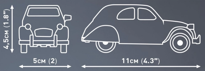 Citroen 2CV Dolly Model Building Set