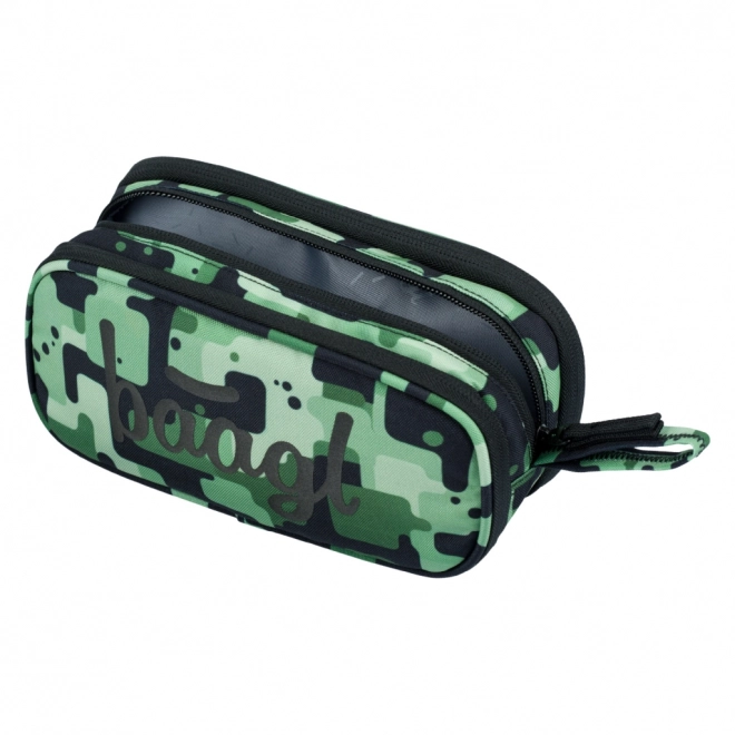 Baagl student pencil case Green