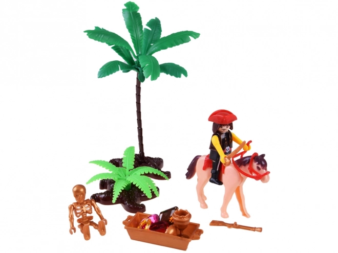 Pirate Ship Adventure Set with Figures and Cannon