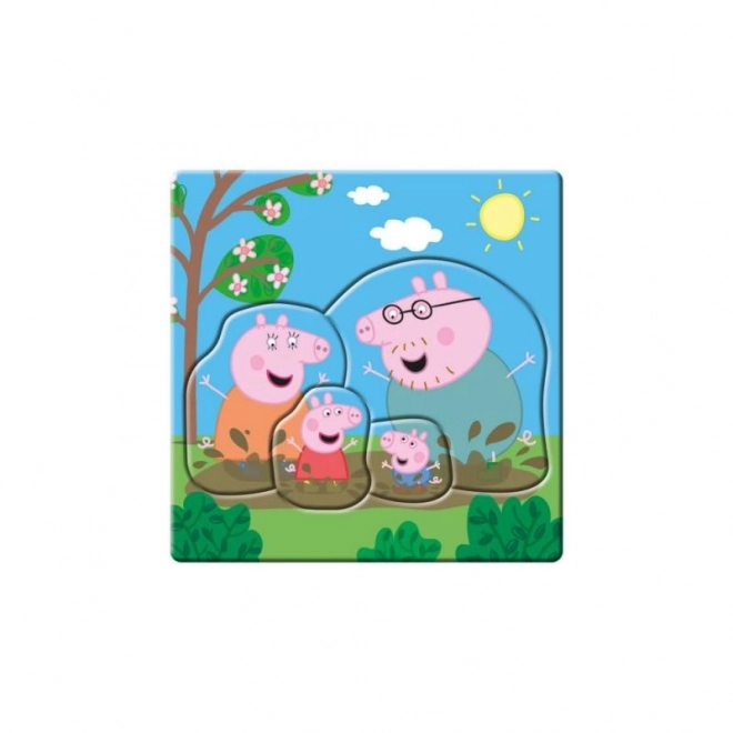 Dino Baby Puzzle Peppa Pig Family 3-in-1